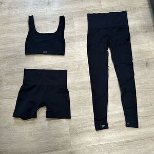 Set Active 3 Piece Set in Onyx Sculptflex